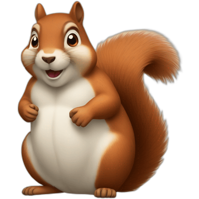 Fat squirrel emoji