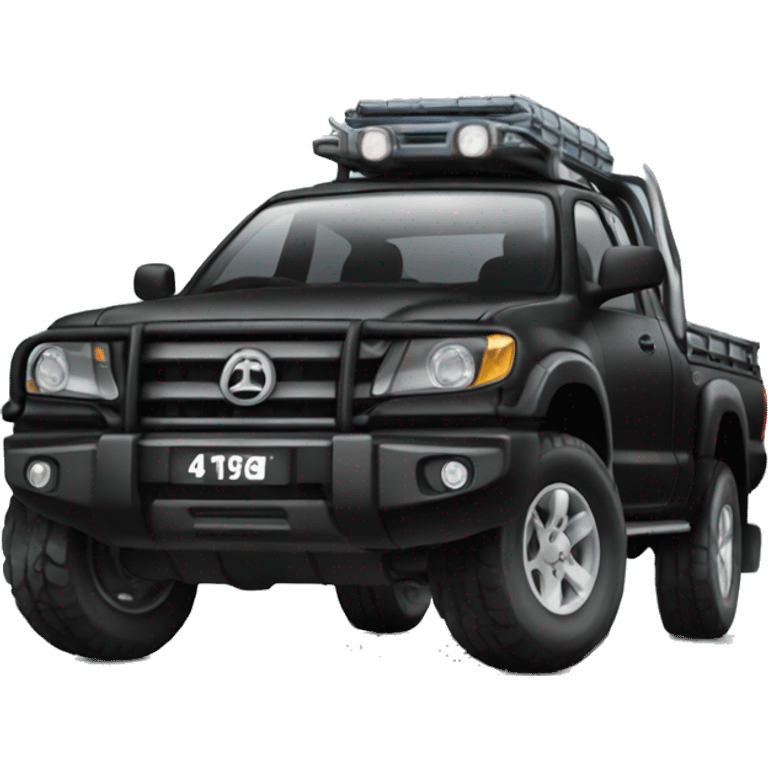 Black 4WD Ute emoji