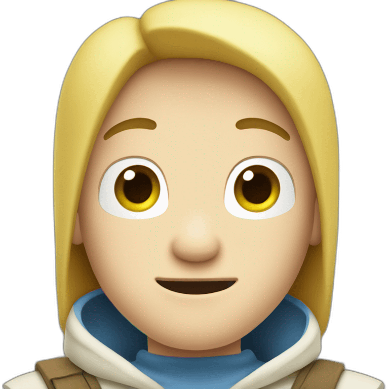 Finn the human from adventure times emoji