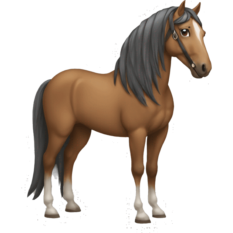 Cheval bai emoji