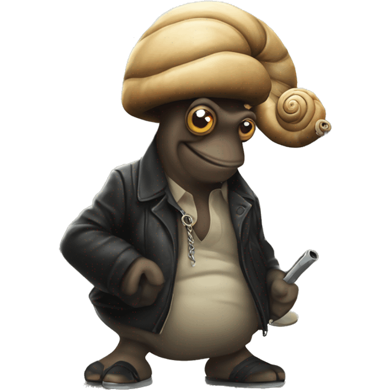 Street gangster SNAIL emoji