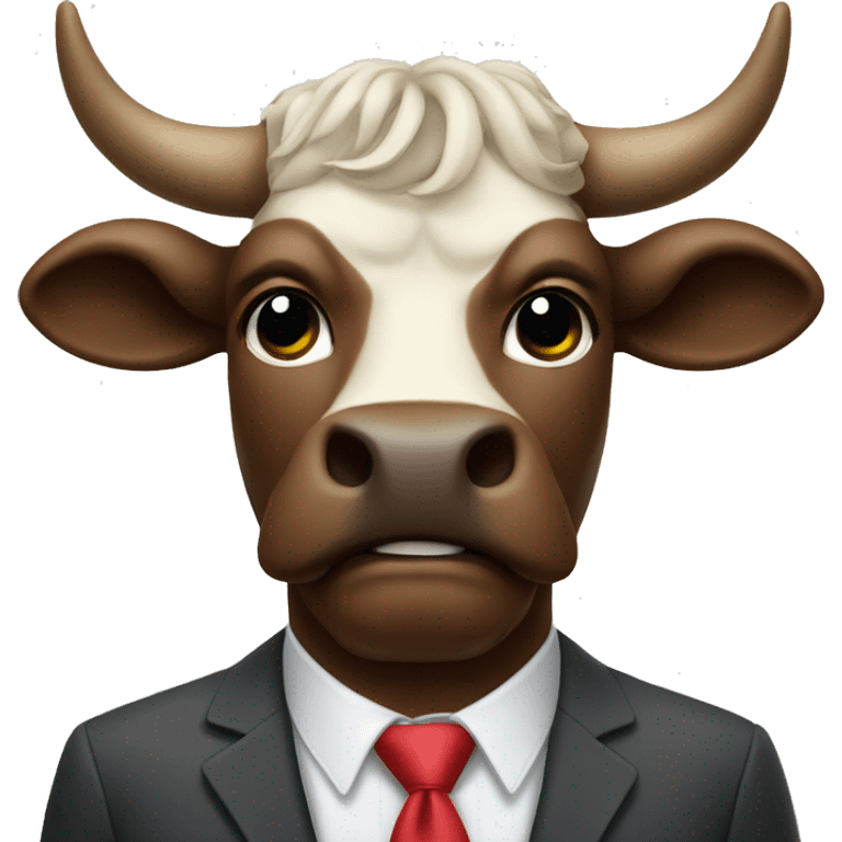 bull with pi emoji