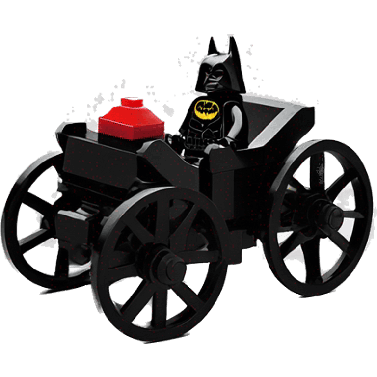 Lego Batman and Darth Vader 1790 motorized carriage  emoji