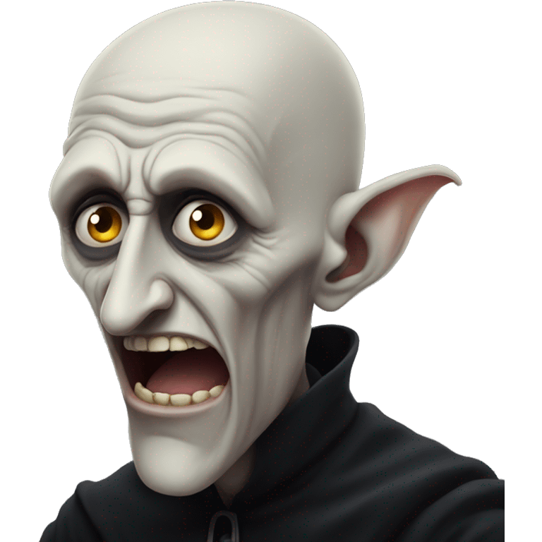 nosferatu crying emoji