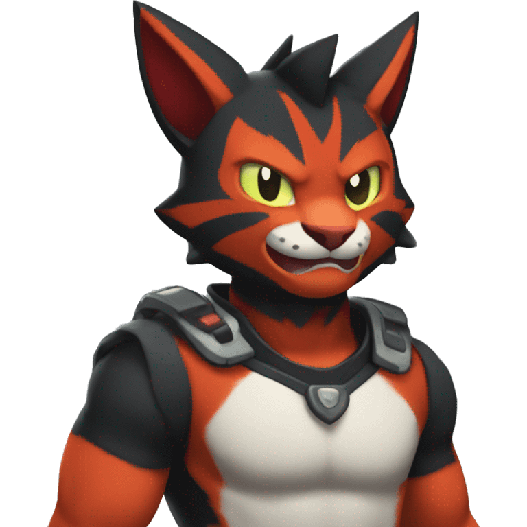 Litten Torracat Incineroar emoji