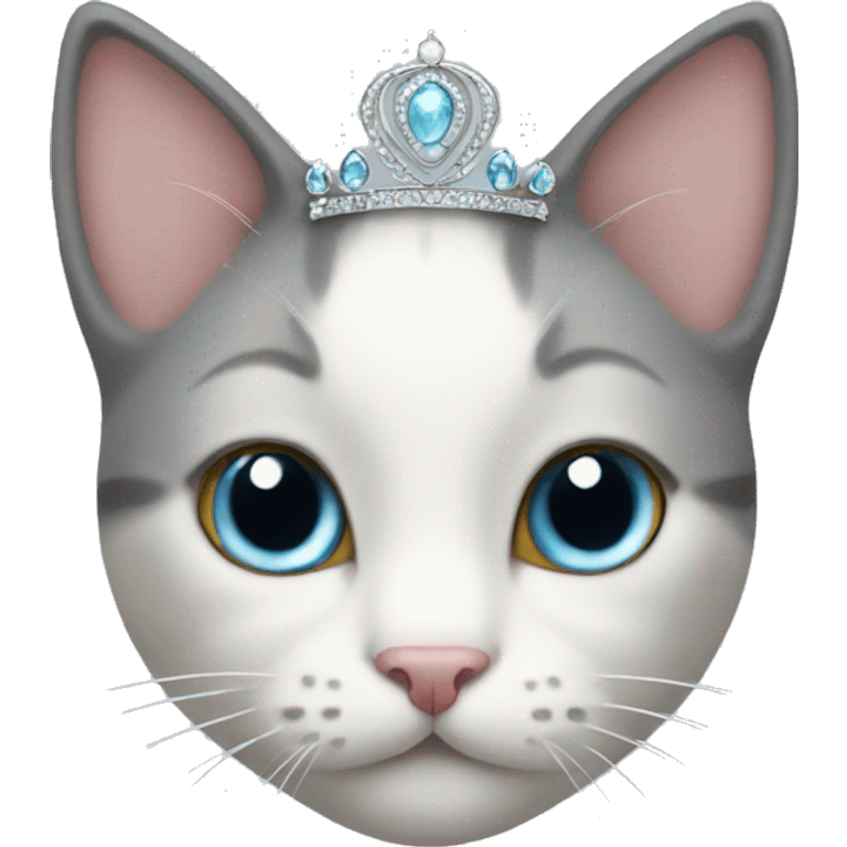 cat wearing a tiara  emoji