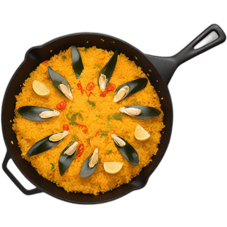 Paella valenciana emoji