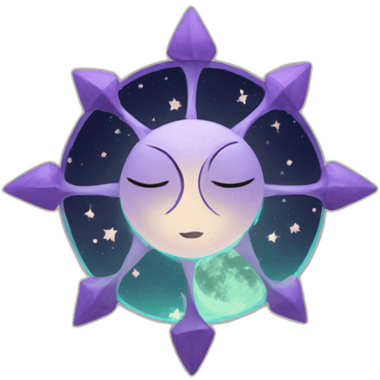 tripple moon goddess symbol emoji