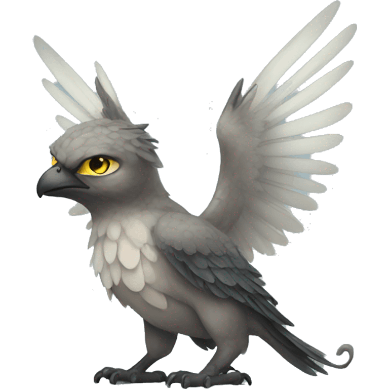 Cute cool winged animal hybrid full body  emoji