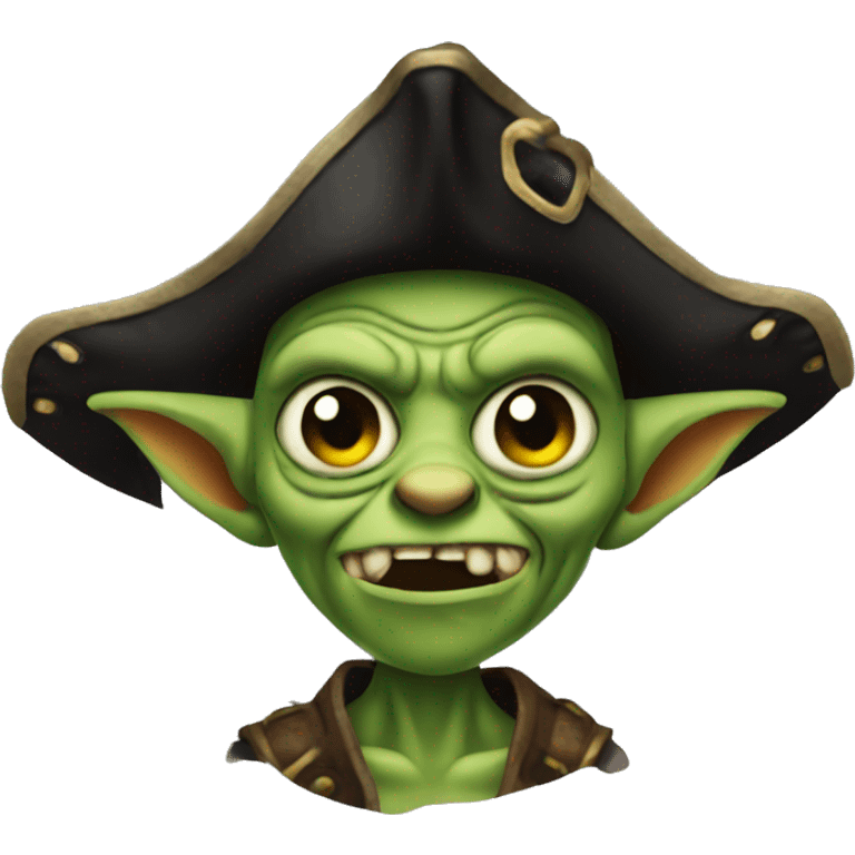 goblin cursed pirate wit hat emoji