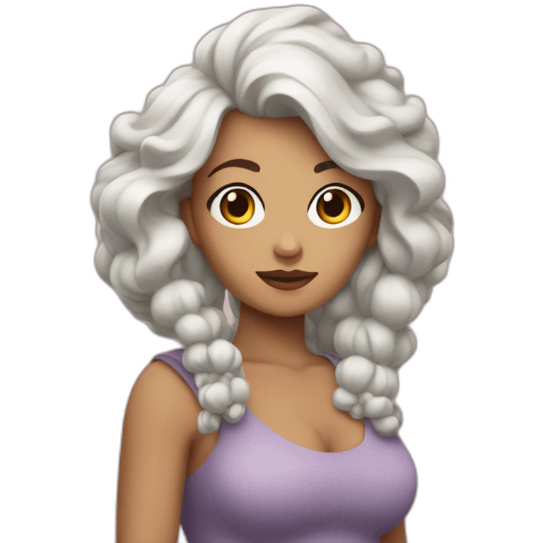 femme avec une grosse poitrine emoji