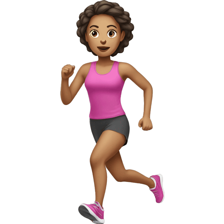 running women light skin  emoji