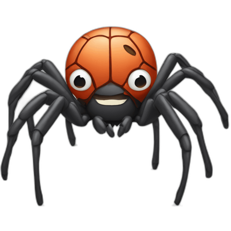 Spider wearing a backpack emoji