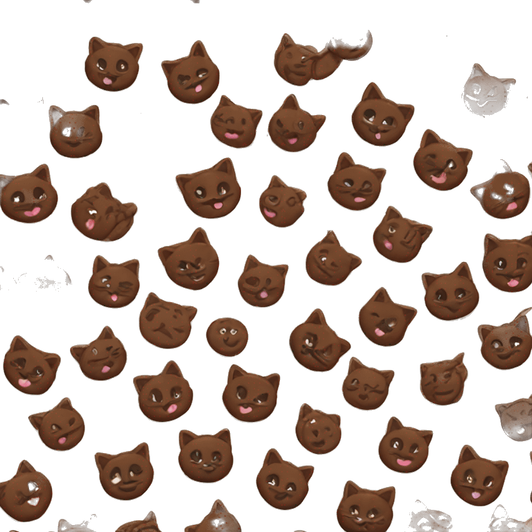 cat chocolate-cake emoji