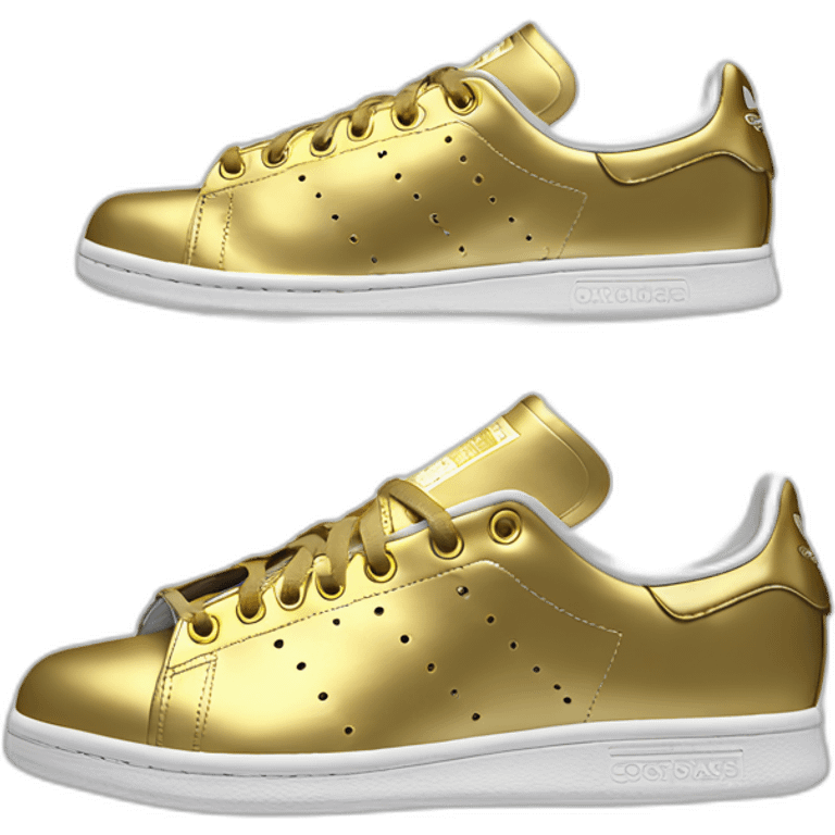 adidas-shoes-stan-smith-golden emoji