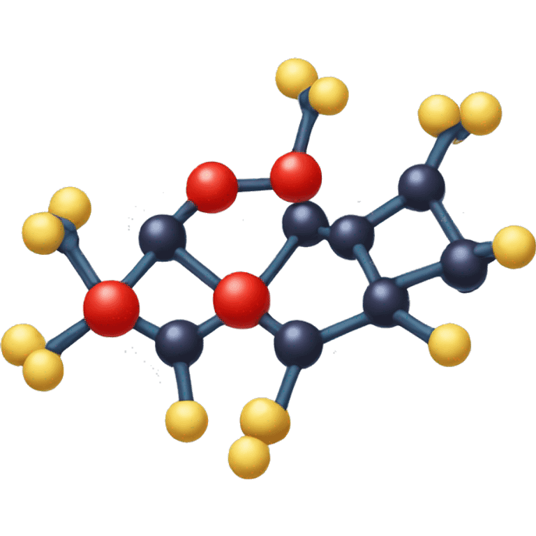 molecule structure of cortisol emoji