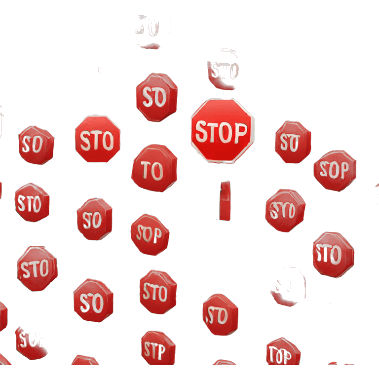 Stop sign emoji