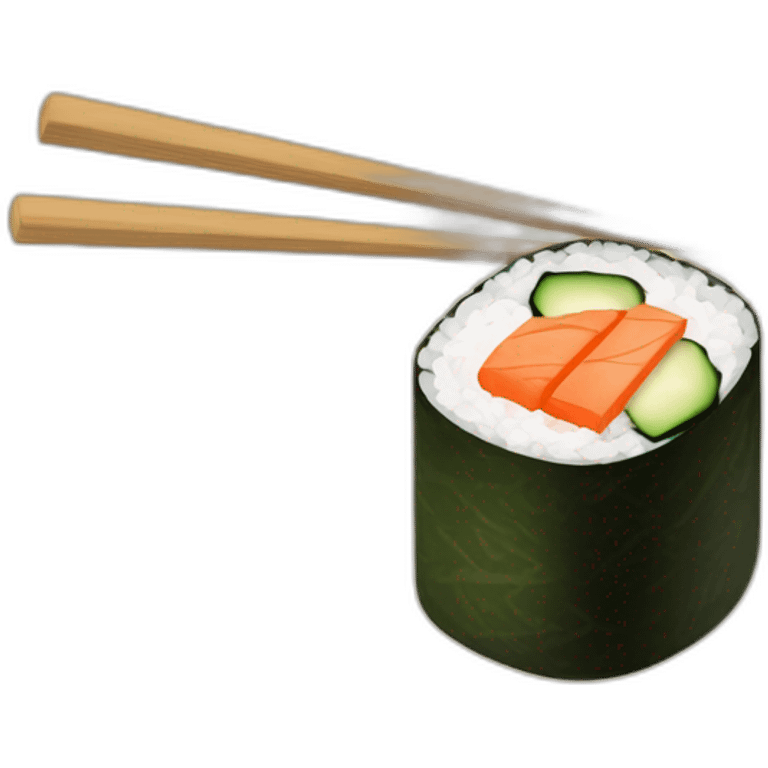 Chopsticks sushi emoji