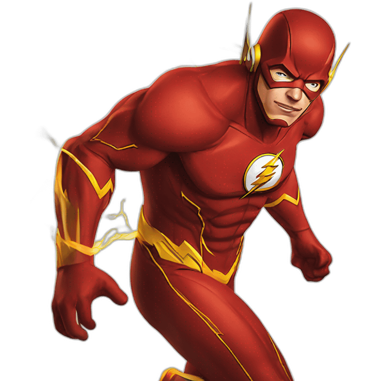 The Flash drop Dc comics emoji