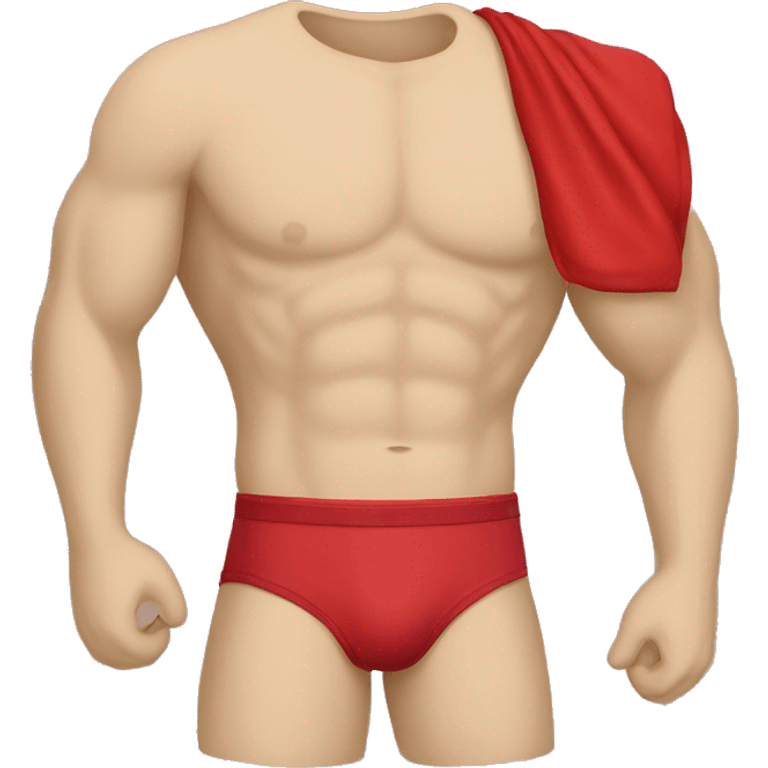 red boxer brief emoji