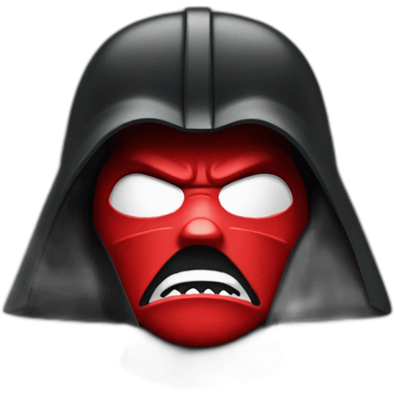 angry red Dark Vador emoji