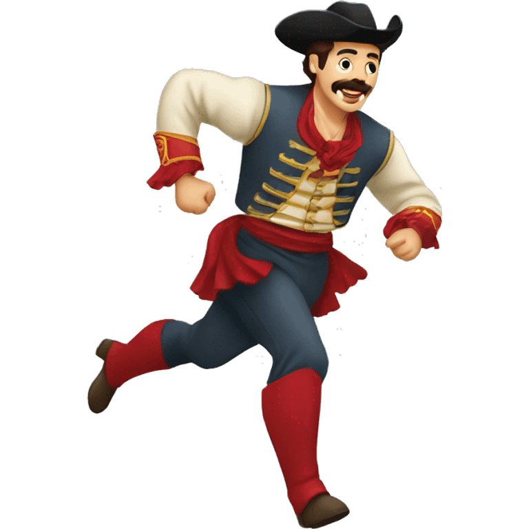 Torero español corriendo  emoji