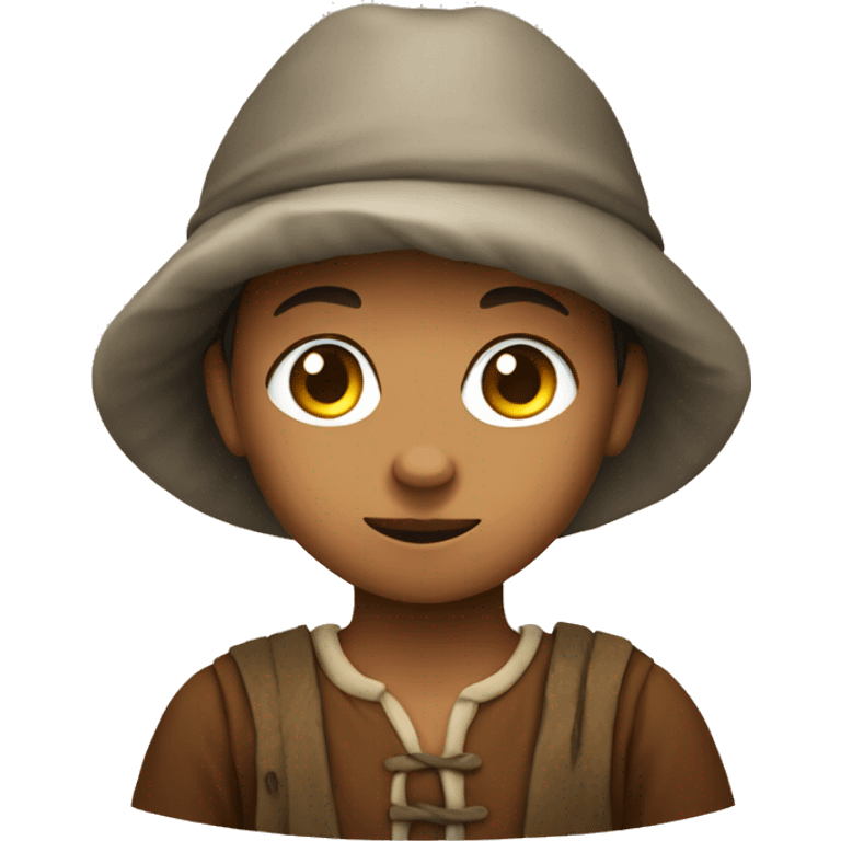 Peasant child emoji