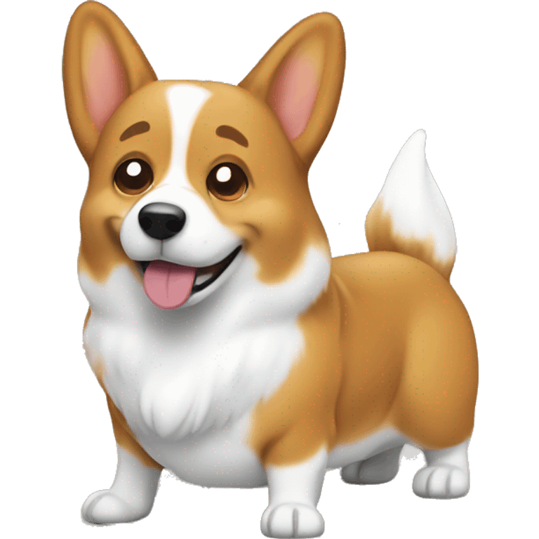 Corgi pooping emoji