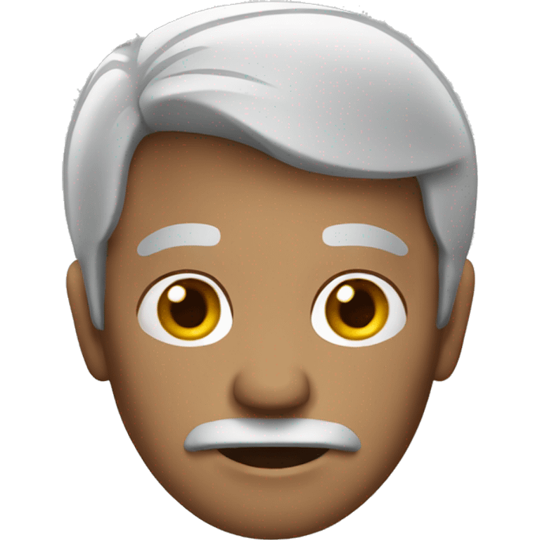 old man with grey hair emoji