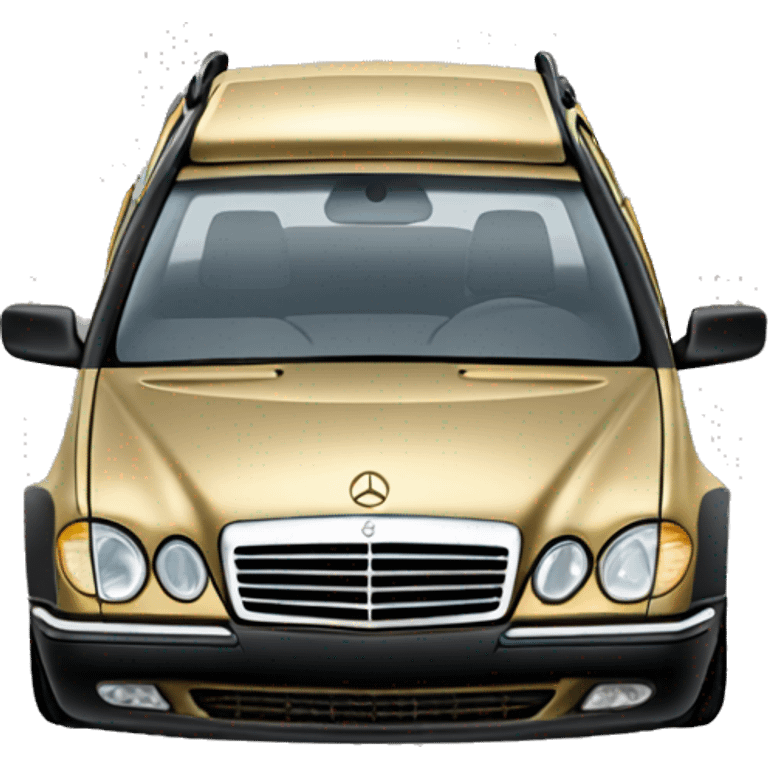 2001 Mercedes e320 wagon gold car emoji