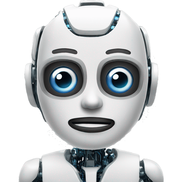 Artificial intelligence making artificial intelligence emoji