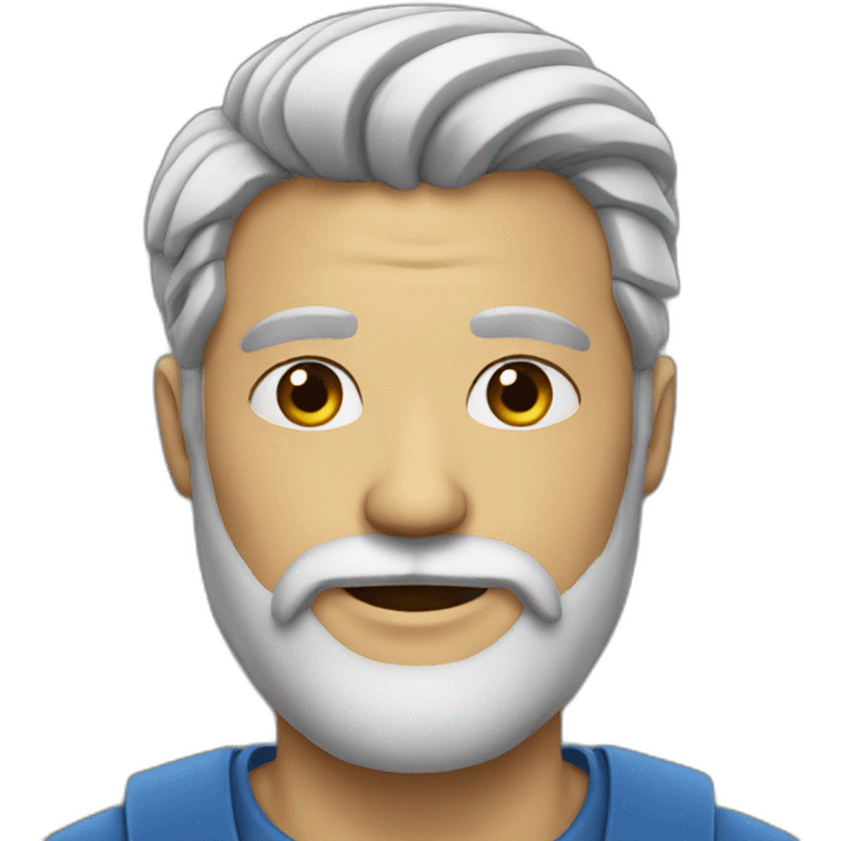 A man with beard emoji