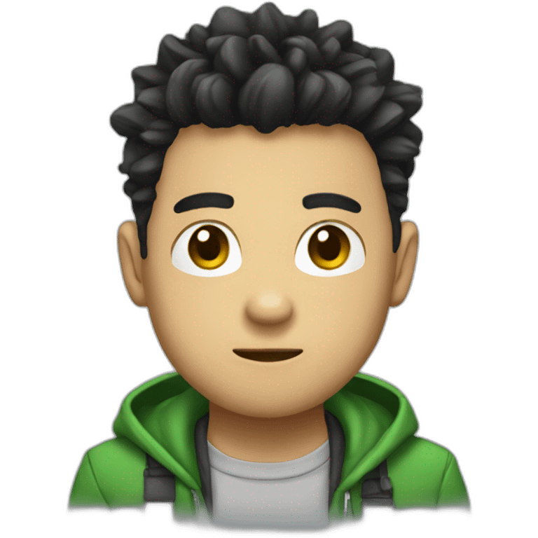 Gon with phone emoji