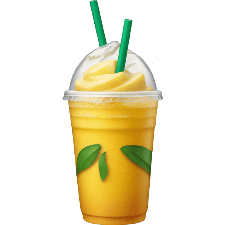 Starbucks mango refresher emoji