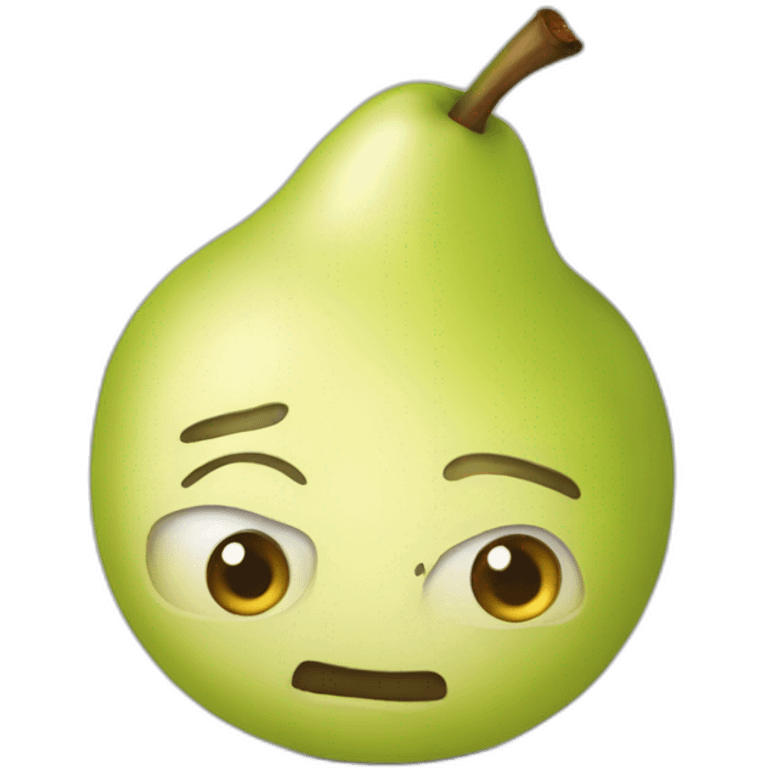 Fendre la poire emoji