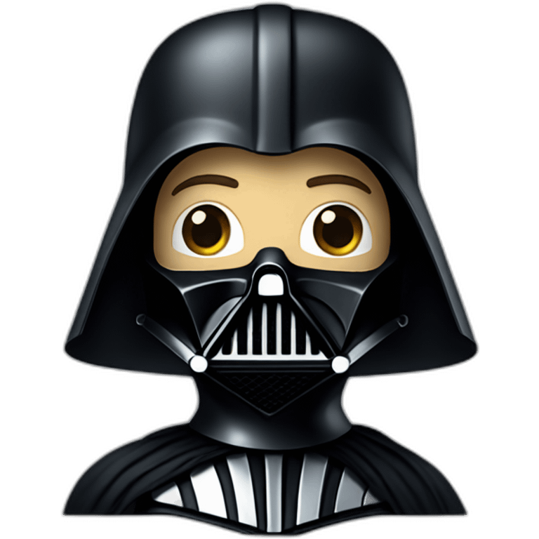 darth vader with elon musk face emoji