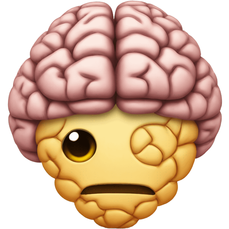 brain with food emoji