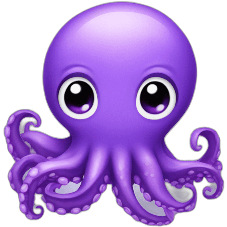 Baby purple octopus emoji