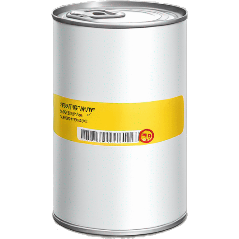 can with very plain yellow label emoji