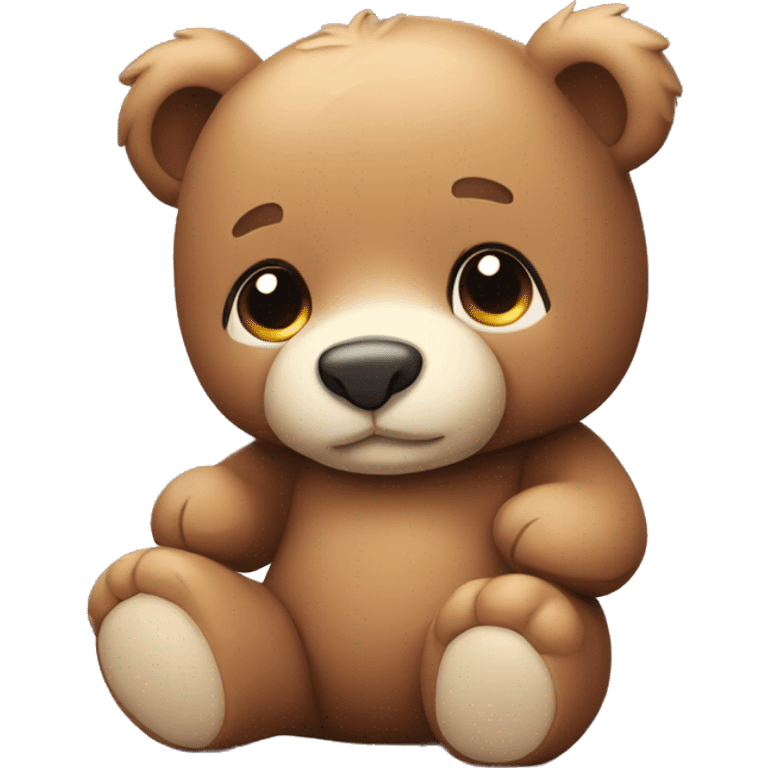 cute cuddly teddy bear emoji