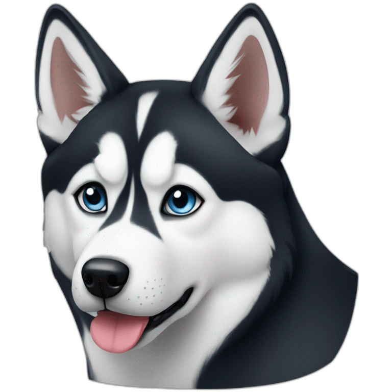 Siberian husky emoji