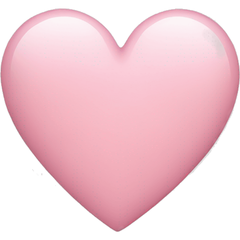 Light pink heart emoji