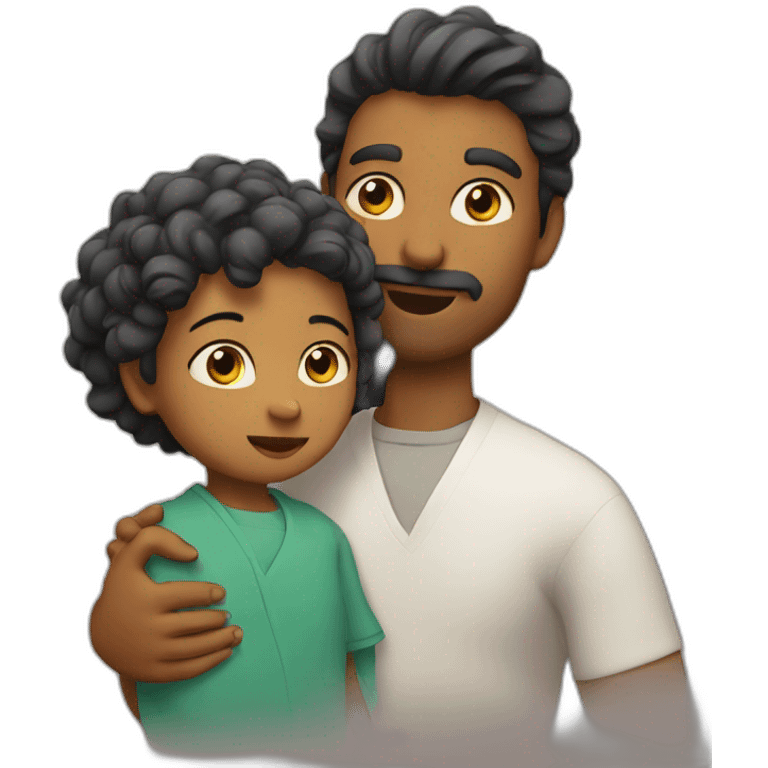 Maa with son emoji