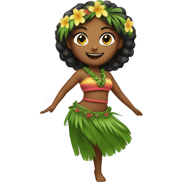 LOVELY HULA DANCER emoji