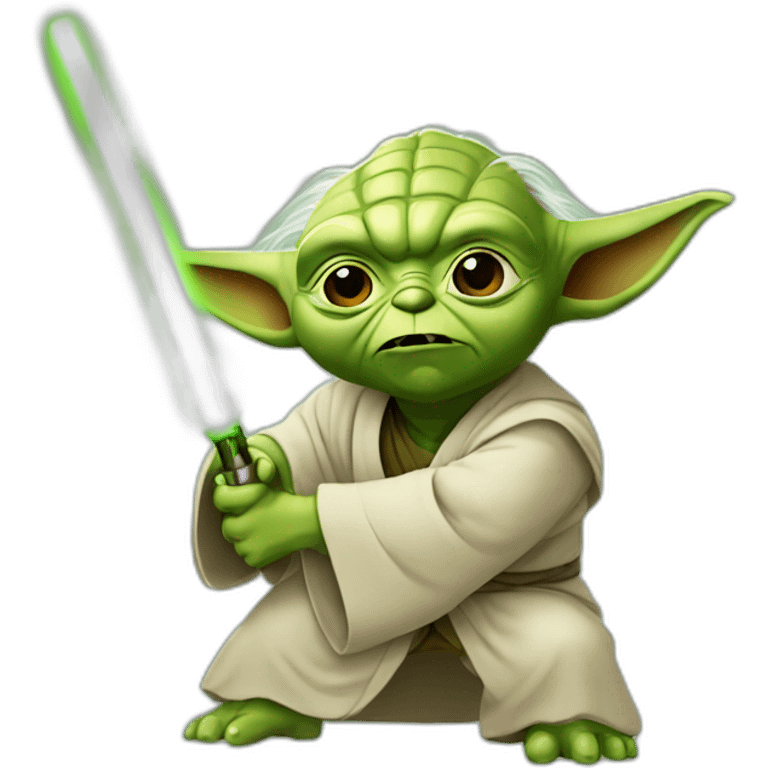 yoda aggression  emoji