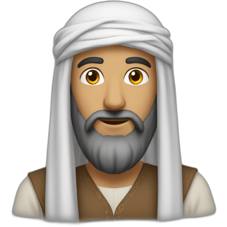 Une arabe au cheveu boucle  emoji