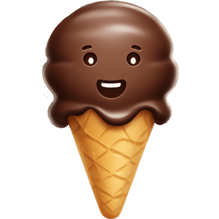 chocolate icecrea emoji