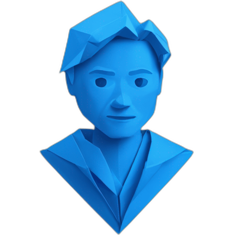 blue origami erling haaland emoji