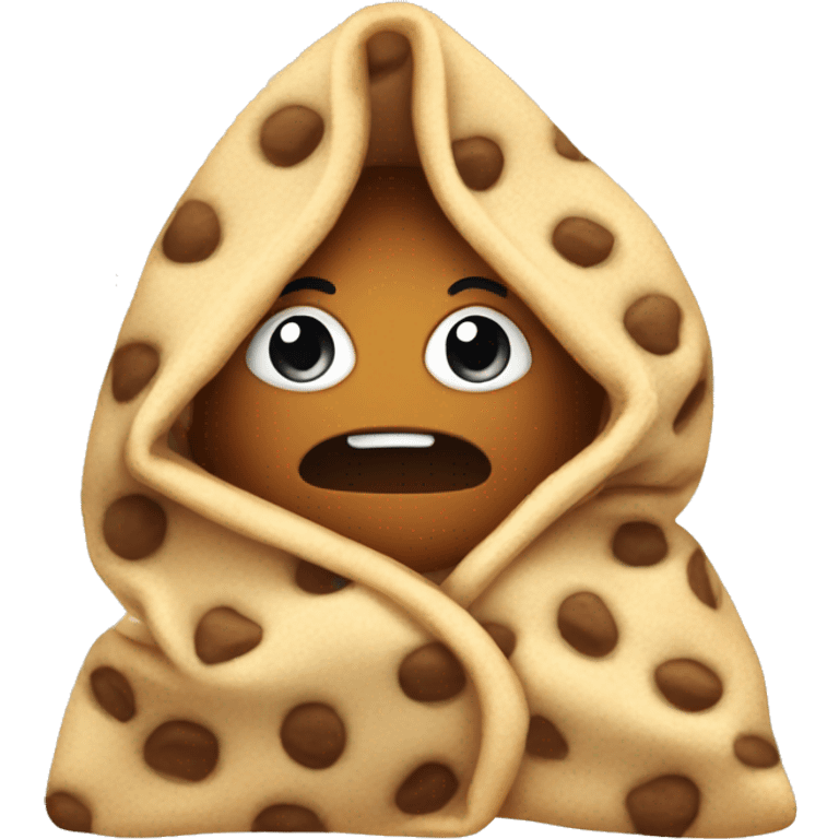 cookie in a blanket emoji