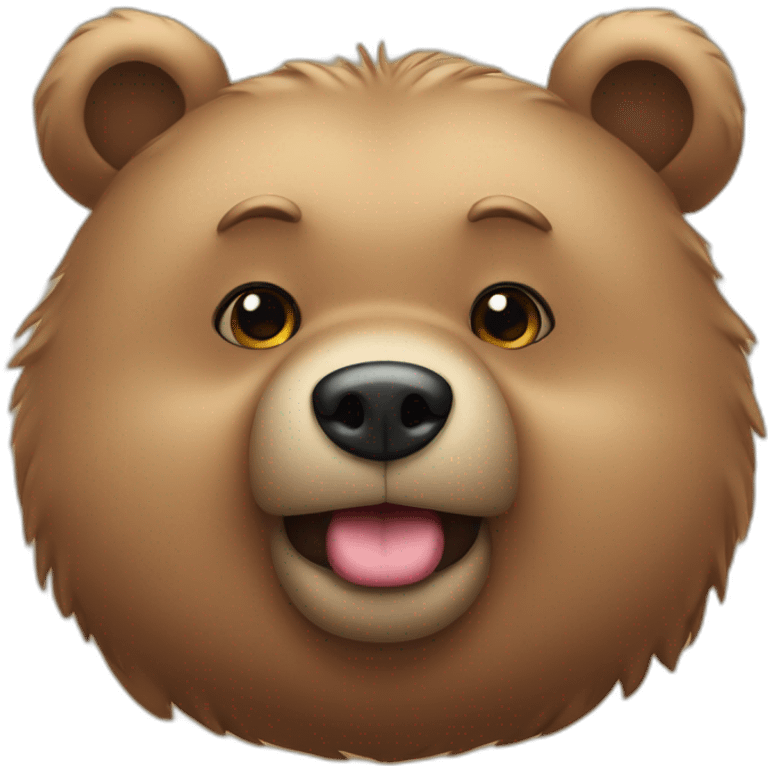 fat bear emoji